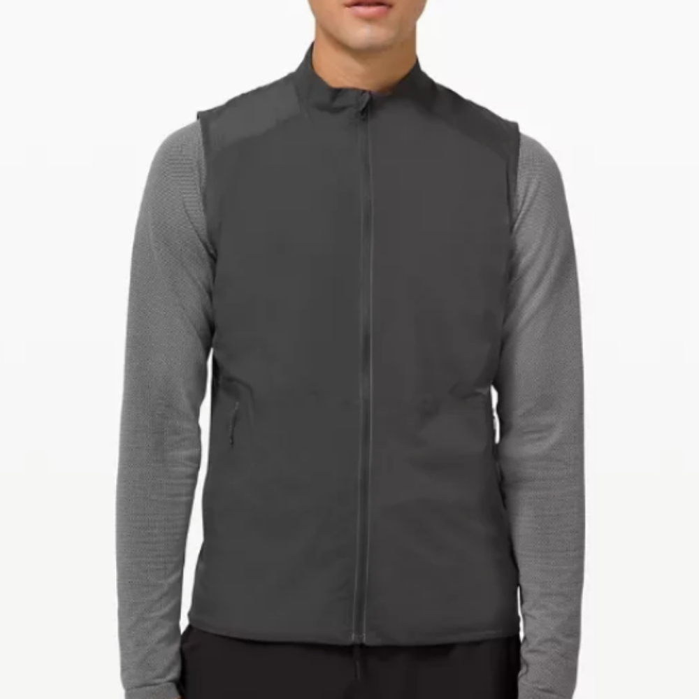 🆕 LULULEMON [NWT] Men's Cold Terrain Running Vest in BLACK Size SMALL